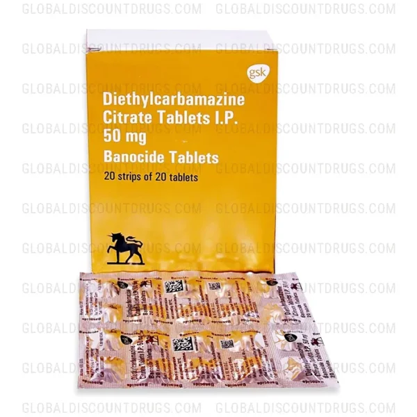 Buy Diethylcarbamazine-50mg online