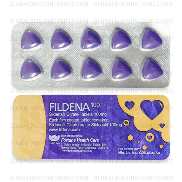 Buy Sildenafil-Citrate-Fildena-100mg-strip online