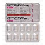 Buy Sulfasalazine-500mg-strip online