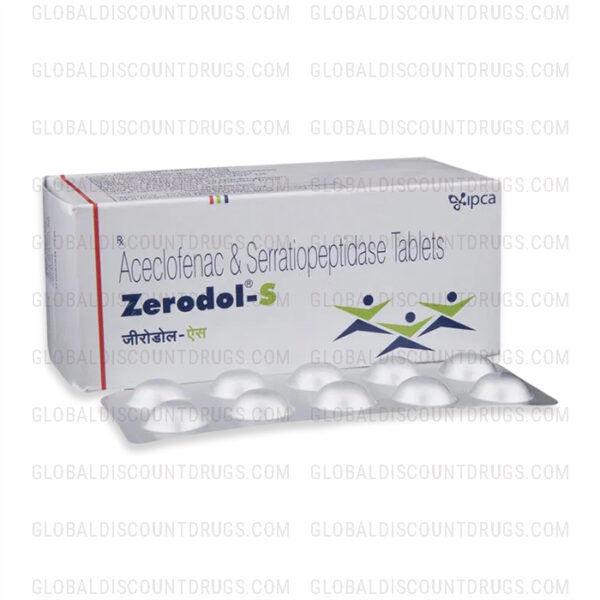 Buy Aceclofenac-Serratiopeptidase-100mg-15mg online