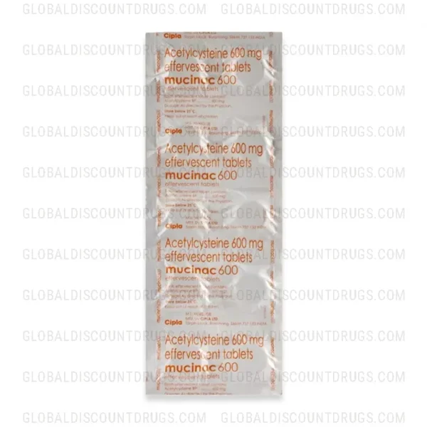 Buy Ацетилцистеин-600мг-стрип online