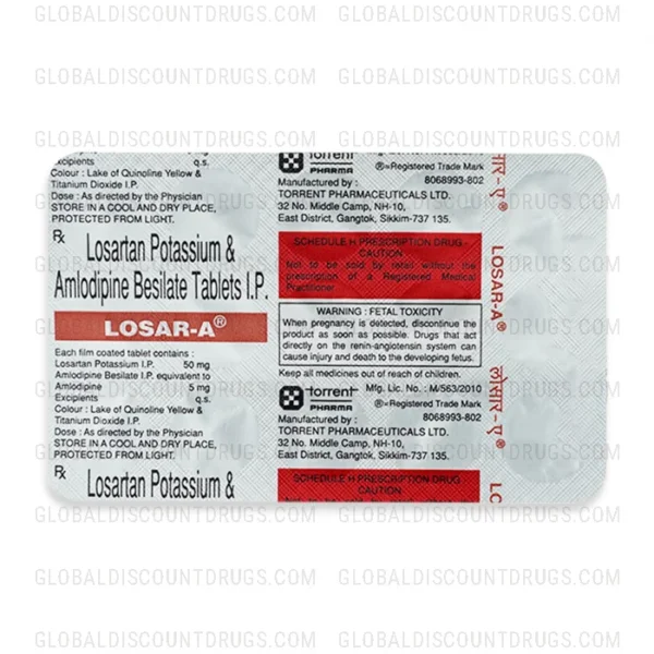 Buy Amlodipine-Losartan-5mg-50mg-strip online