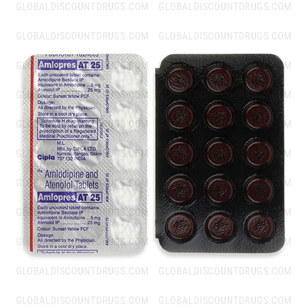 Buy Amlodipine–Atenolol-5mg–25mg-strip online