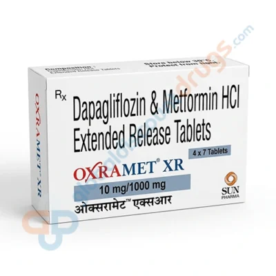 Dapagliflozin-Metformin-10mg-1000mg-Oxramet-XR-10mg1000mg-Tablet
