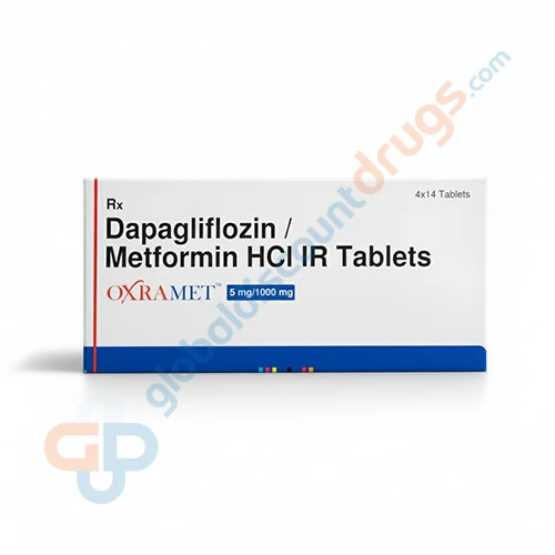 Dapagliflozin-Metformin-5mg-1000mg-tabletOxramet-5mg-1000mg-Tablet