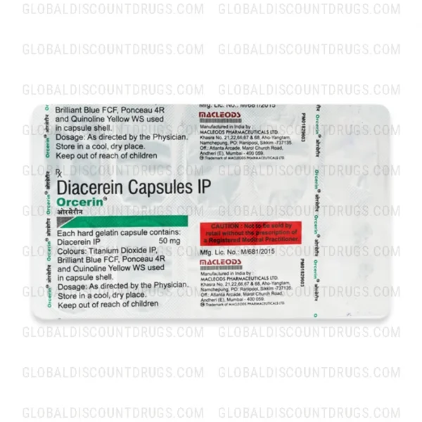 Buy Diacerein-50mg-strip online