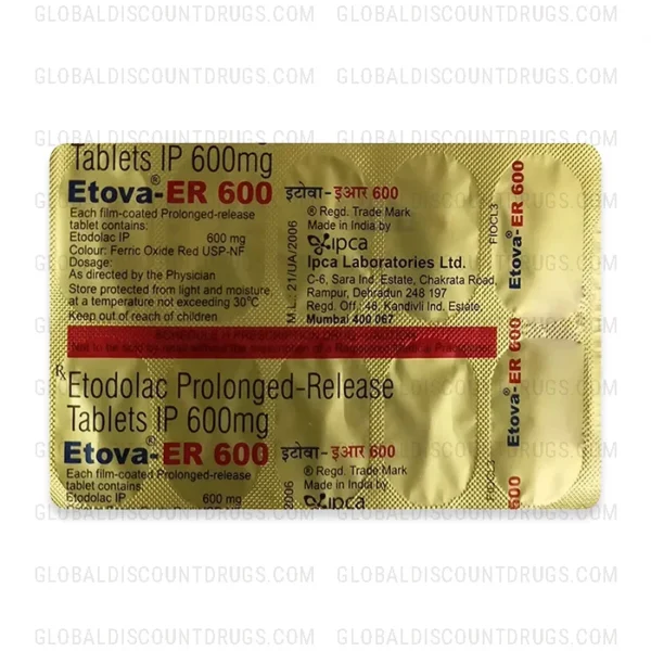 Buy Etodolac-600mg-strip online