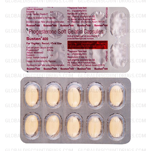 Progesterone 400mg strip