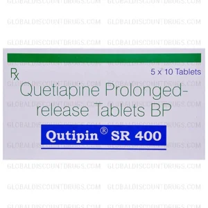 Quetiapine 400mg XR tablets