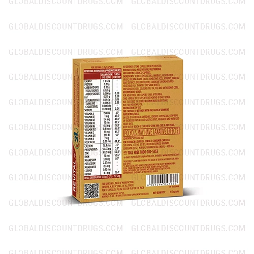 Revital (Daily Health Supplement) (Multivitamin) 10S back