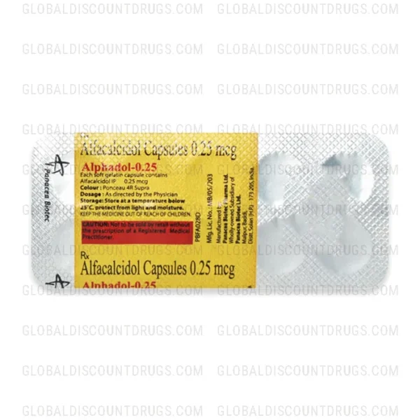 Buy Alfacalcidol-0.25mcg-strip online