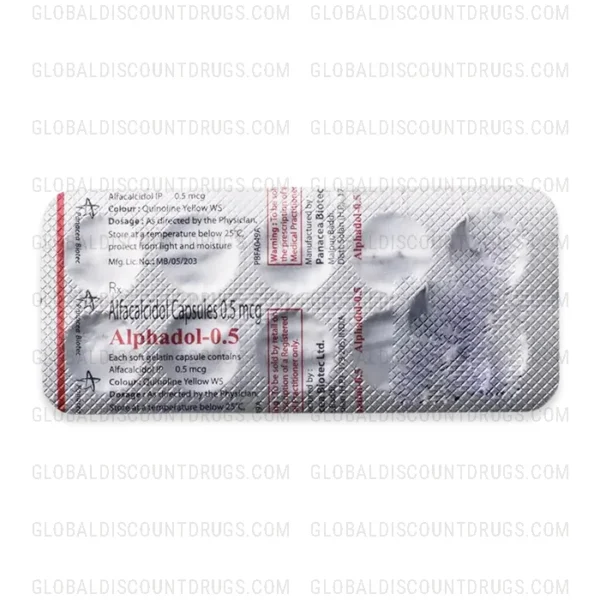 Buy Alfacalcidol-0.5mcg-strip online