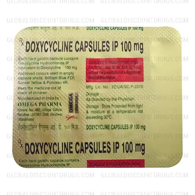 Buy Doxycycline 100mg strip online