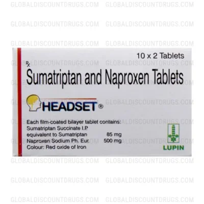 Sumatriptan Naproxen 85mg 500mg tablets