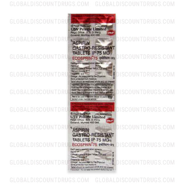 Buy Acetylsalicylic-acid-75mg-strip online