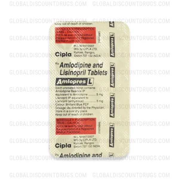 Buy Амлодипин-Лизиноприл-5мг-5мг-стрип online