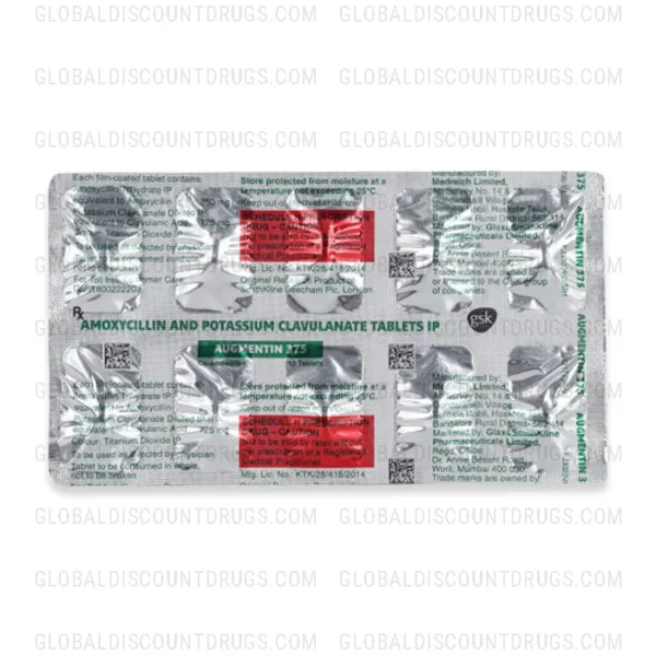 Buy Амоксициллин-клавуланат-250 мг-125 мг-стрип online