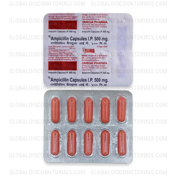 Buy Ampicillin-500mg-strip online