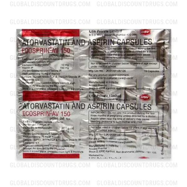 Buy Аторвастатин-Аспирин-10мг-150мг-капсулы-стрип online