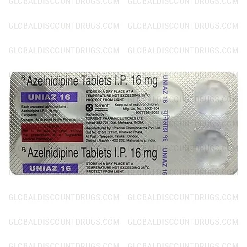 Buy Azelnidipine 16mg strip online