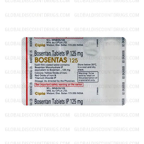 Buy Bosentan 125mg strip online