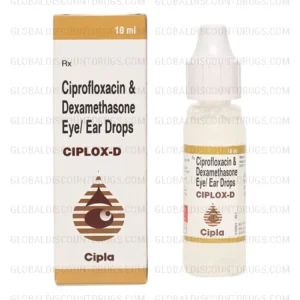 Ciprofloxacin Dexamethasone Eye Ear drops 0.3 0.1% 10ml bottles