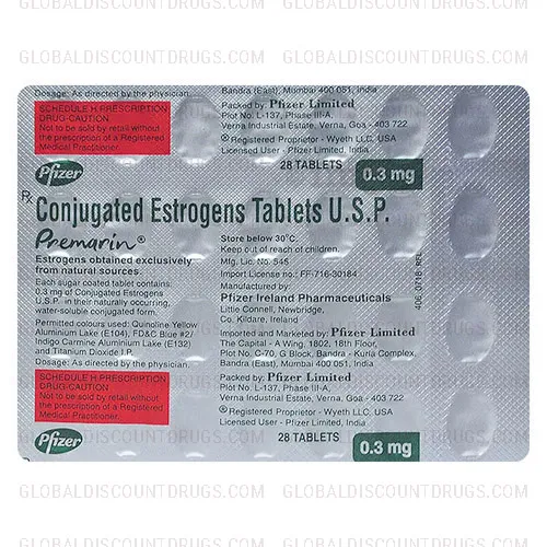 Buy Conjugated Estrogens 0.3mg strip online