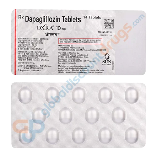 Dapagliflozin-10mg-Oxra-tablet-