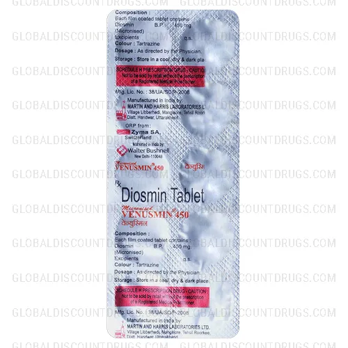 Buy Diosmin 450mg strip online