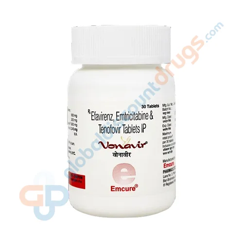 Efavirenz-Emtricitabine-Tenofovir-600-mg-200-mg-300-mg-Vonavir-Tablet