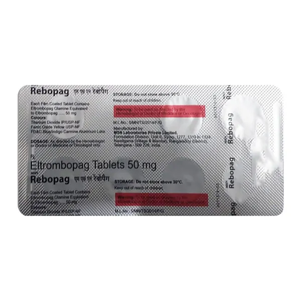 Buy Eltrombopag 25mg strip online