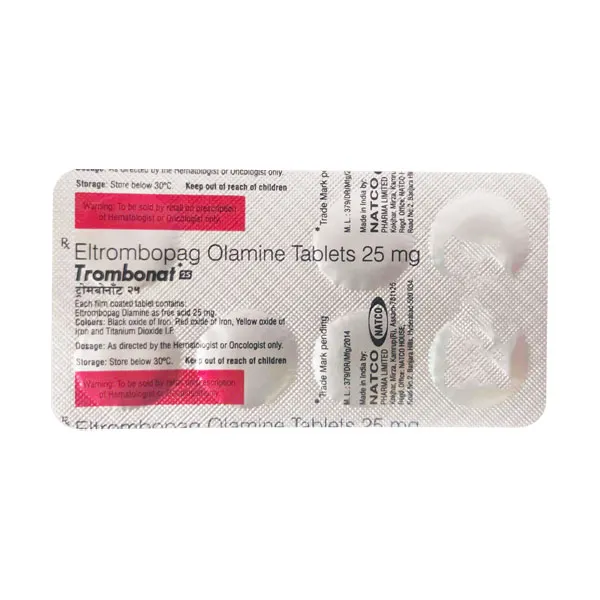 Buy Eltrombopag 50mg strip online