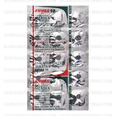 Buy Enalapril 10mg strip online
