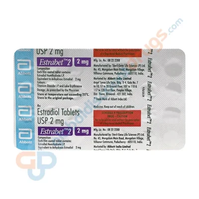 Buy Estradiol 2mg Estrabet tablets gdd online