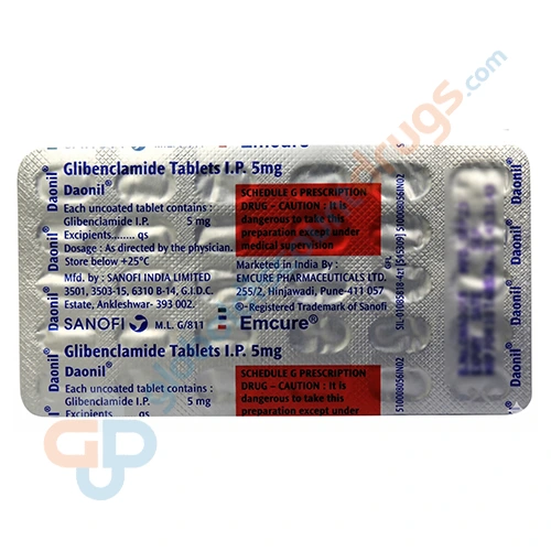 GlyburideGlibenclamide-5mg-Daonil-Tablets-30s
