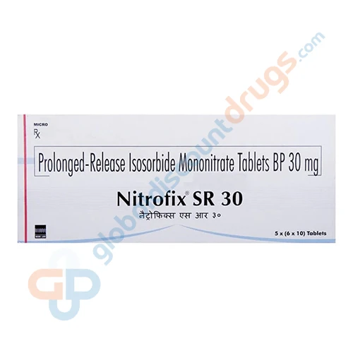 Isosorbide-Mononitrate-30mg-Nitrofix-SR-30mg-tablet