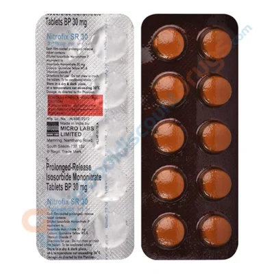 Isosorbide-Mononitrate-30mg-Nitrofix-SR-30mg-tablet