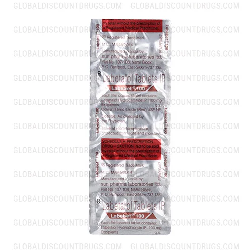 Buy Labetalol 100mg strip online