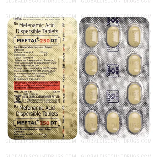 Mefenamic Acid 250mg strip