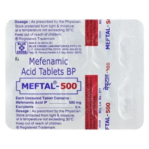 Mefenamic Acid 500mg tablets