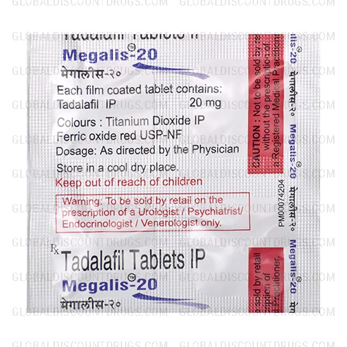 Megalis 20mg strip