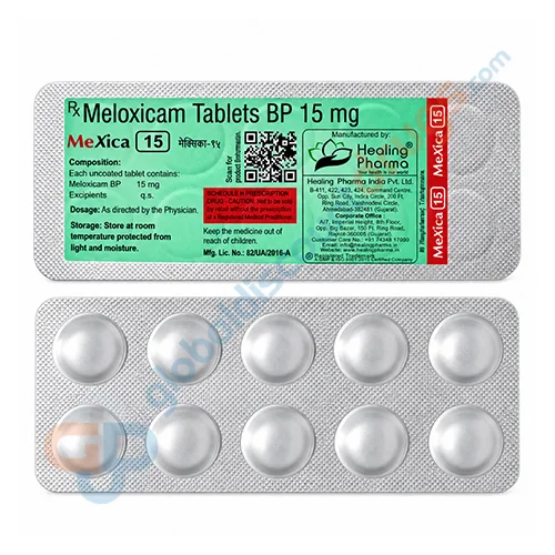 Buy Meloxicam 15mg Mexica 15mg tablets 10’s online