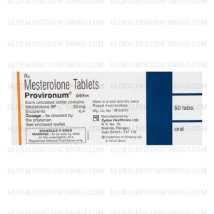 Mesterolone 25mg tablets