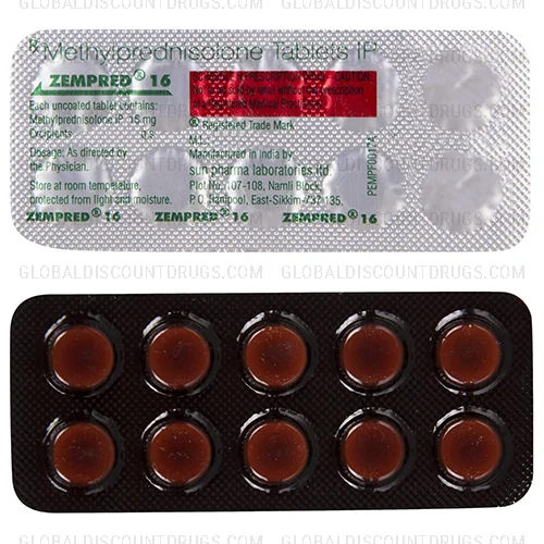Methylprednisolone 16mg tablets strip