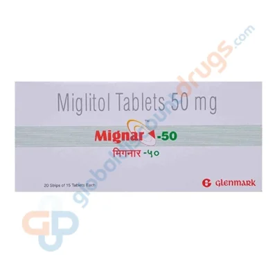 Miglitol-50mg-Mignar-50mg-tablet