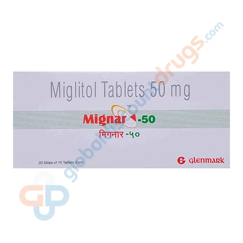 Miglitol-50mg-Mignar-50mg-tablet