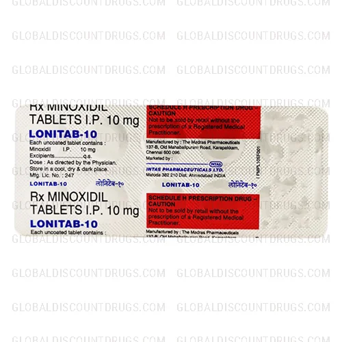 Buy Minoxidil 10mg Intas Pharma Strip online