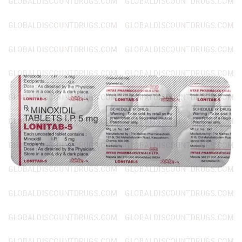 Buy Minoxidil 5mg Intas Pharma strip online