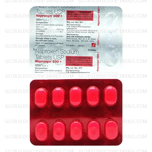 Naproxen 550mg strip