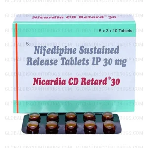 Nifedipine CD Retard 30mg tablets